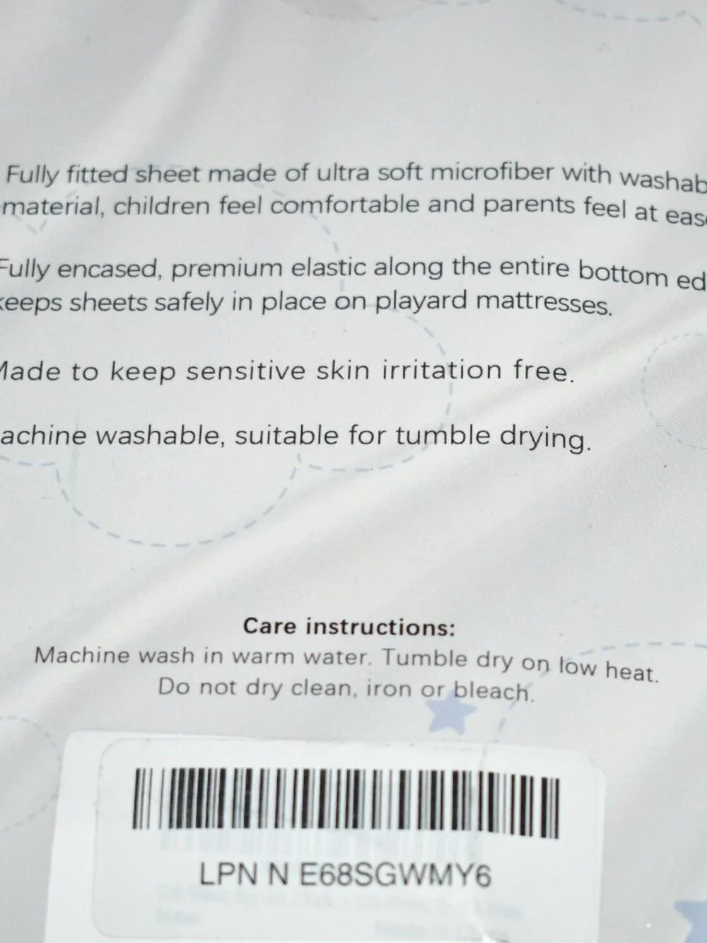 Coldwind 2 Pack Crib Sheets, Grey/ White, Standard Crib, Toddler Mattress, NWT